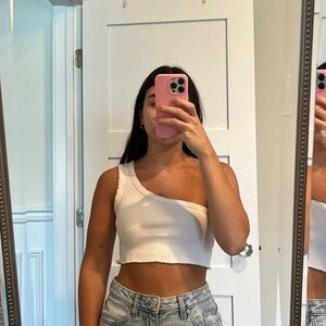 Urban Outfitters One Shoulder Tank Top